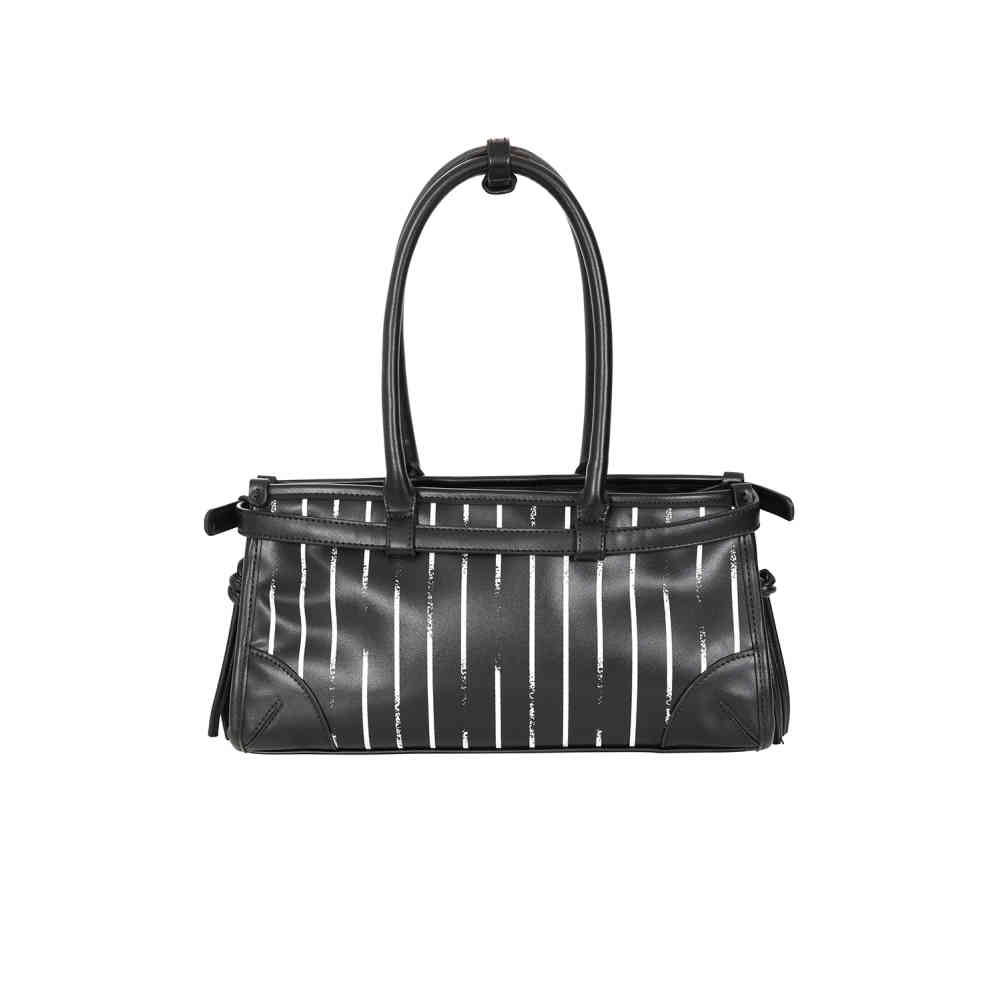 Banned - Thorne Gothic Handtas - Zwart/Wit